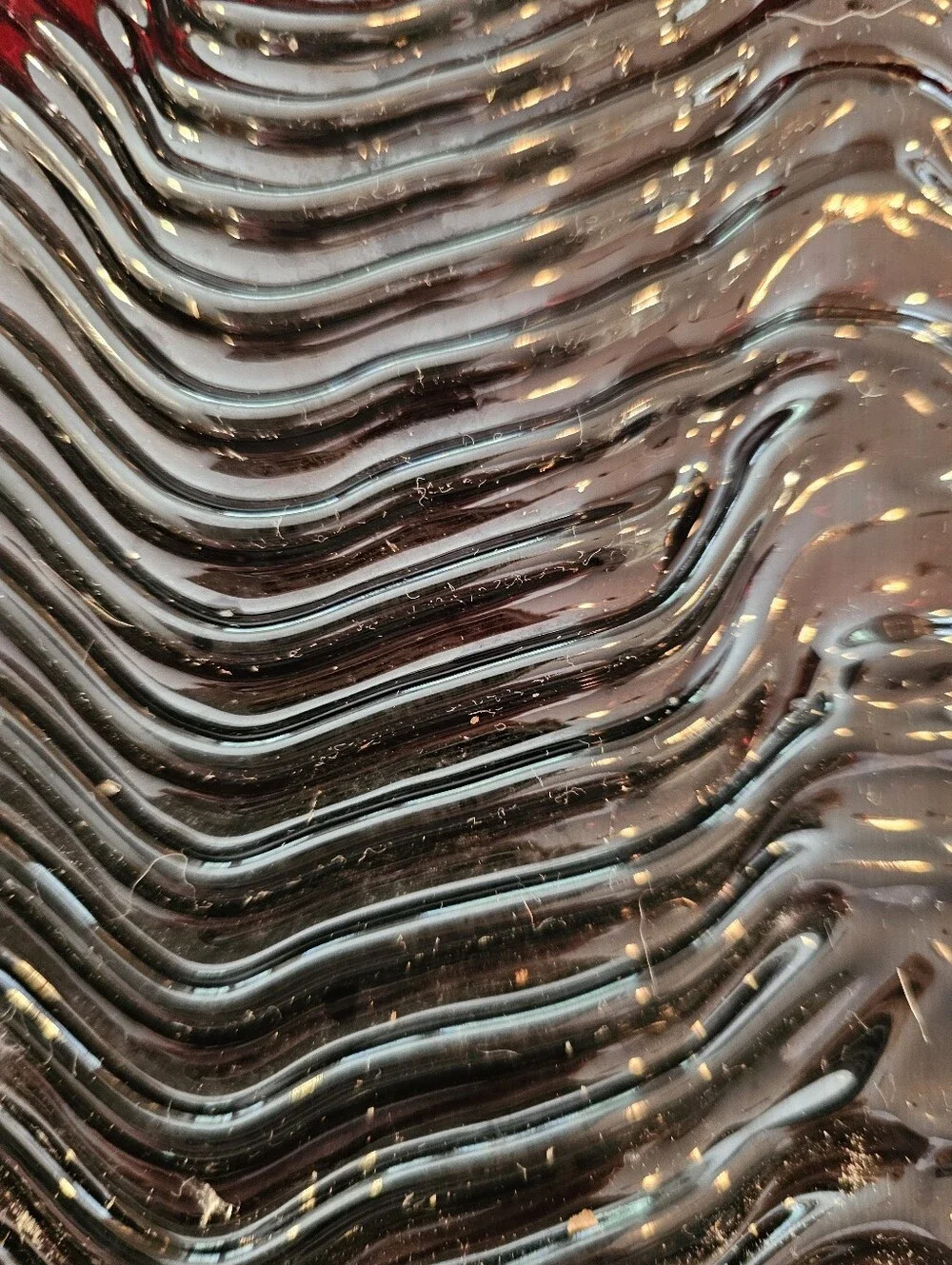 7 Lbs. Largest Scrap Glass Pieces For Stained Glass/Mosaic Shades Of Brown/Red